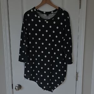 Cha Cha Vente Polka Dot Top Size XL